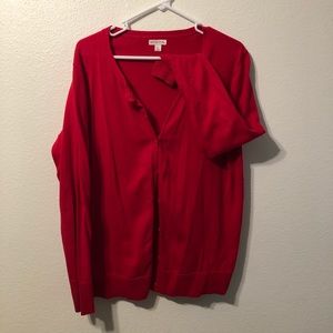 Red Merona Cardigan